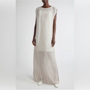 Elegant Sheer Maxi Dress